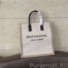 Wholesale YSL Saint Laurent rive gauche shopping bag White