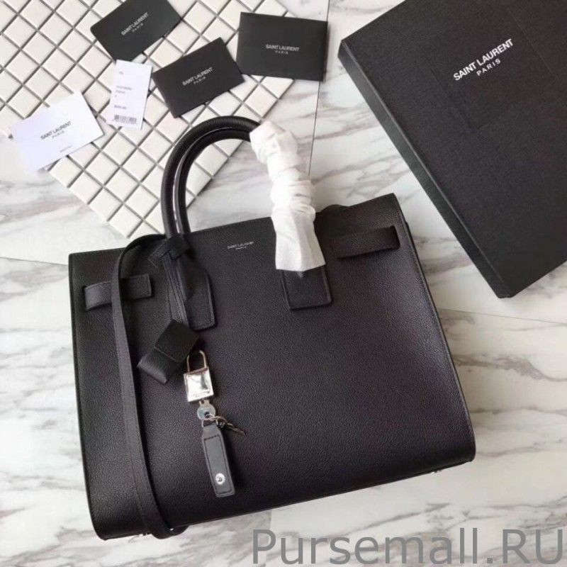 1:1 Mirror YSL Saint Laurent Classic Sac De Jour Tote Bag Black