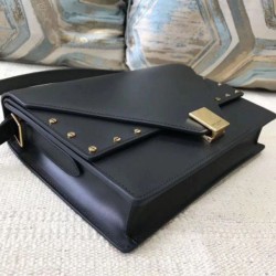 Inspired YSL Saint Laurent Margaux Satchel Smooth Leather Black