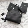 Best YSL Saint Laurent Medium Manhattan Top Handle Bag Black