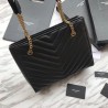 Top YSL Saint Laurent Tribeca Small Shopping Bag Grain Embossed Leather Black
