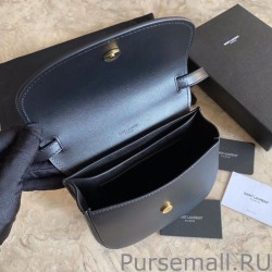 High YSL Saint Laurent Kaia Small Satchel Bag Black