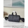 7 Star Keepall XS Bag Black Aerogram Leather M80950
