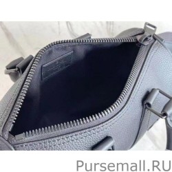 7 Star Keepall XS Bag Black Aerogram Leather M80950