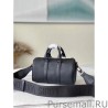 7 Star Keepall XS Bag Black Aerogram Leather M80950