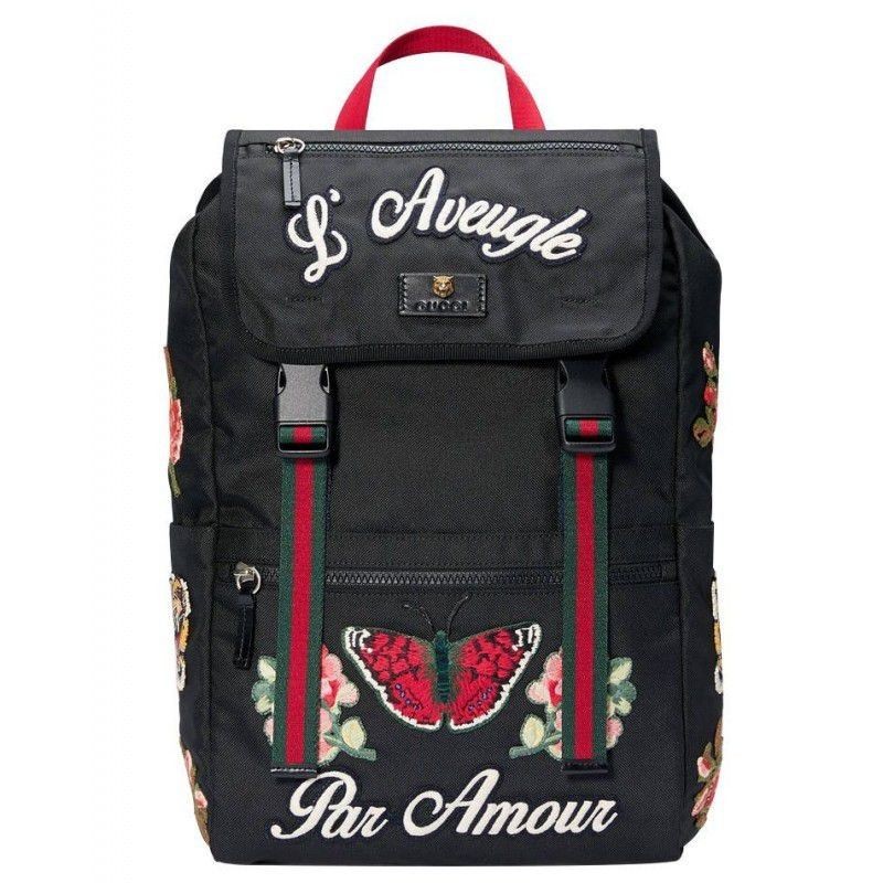 Luxury Technical Canvas Backpack 450982 Red