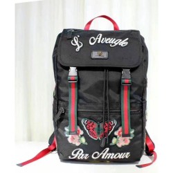 Luxury Technical Canvas Backpack 450982 Red