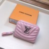 Wholesale Pink New Wave Zipped Compact Wallet M63791