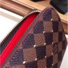 7 Star Zippy Wallet Damier Ebene Studs N60122