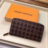 7 Star Zippy Wallet Damier Ebene Studs N60122