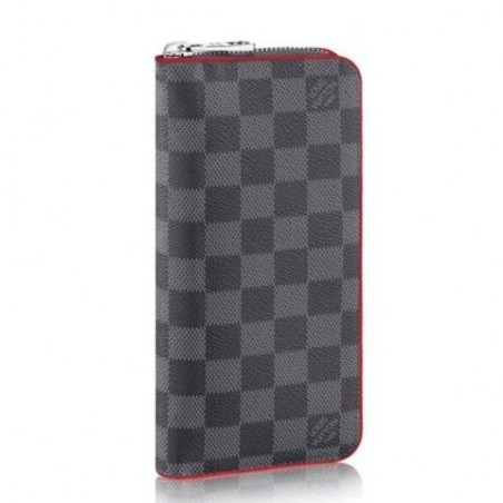 AAA+ Zippy Wallet Vertical Damier Graphite N63304