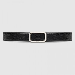High Quality Signature belt black 403941