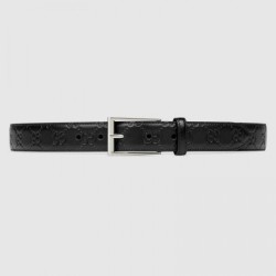 Knockoff Signature belt black 429028