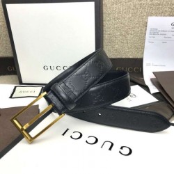 Knockoff Signature belt black 429028