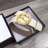 Designer Signature belt white 370543