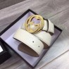 Designer Signature belt white 370543