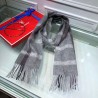 AAA+ Cashmere Silk Scarves Gray