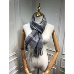 AAA+ Cashmere Silk Scarves Gray