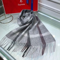 AAA+ Cashmere Silk Scarves Gray