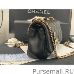 Designer Entwined Chain Bag AS2388 Black