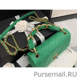 Inspired Entwined Chain Bag AS2388 Green