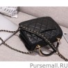 High Quality Envelope Flap Bag With Top Handle AS0625 Black