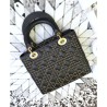 Replica Christian Dior Supple Lady Dior Bag Black