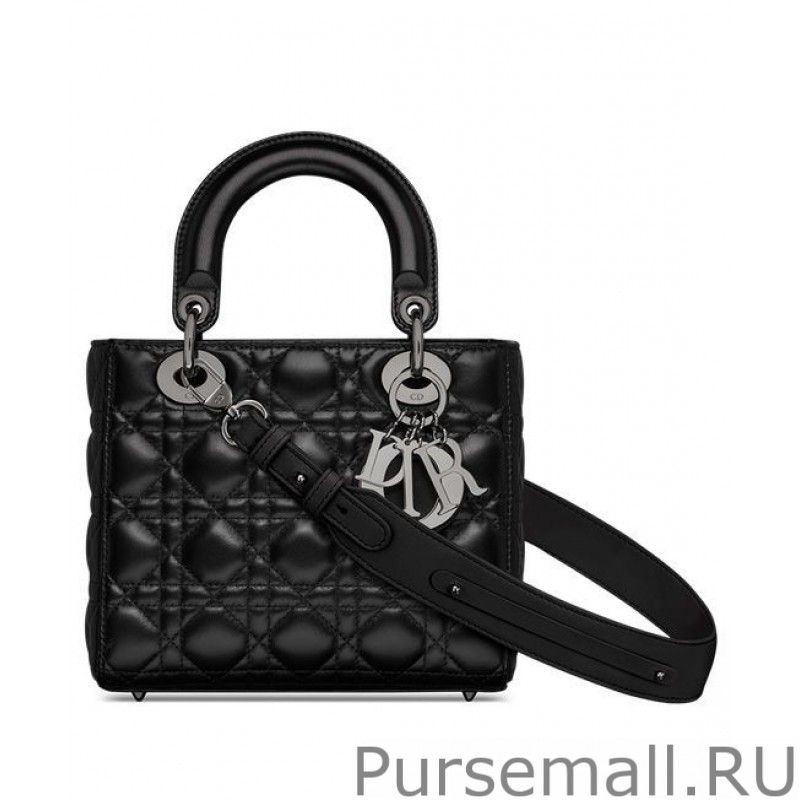 Designer Christian Dior Lady Dior My Abcdior Bag Black