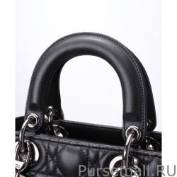 Designer Christian Dior Lady Dior My Abcdior Bag Black