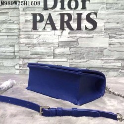 1:1 Mirror Dior Diorama Bag Caviar Leather M989 blue