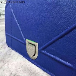 1:1 Mirror Dior Diorama Bag Caviar Leather M989 blue