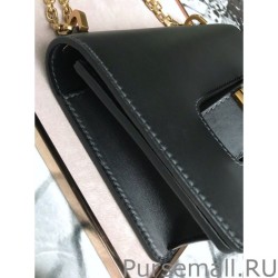 High Quality Dior Diorevolution Flap Bag With Slot Handclasp M8000 Black