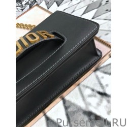 High Quality Dior Diorevolution Flap Bag With Slot Handclasp M8000 Black