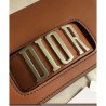 Perfect Dior Diorevolution Flap Bag With Slot Handclasp M8000 Coffee