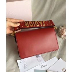 Best Dior Flap Bag With Shoulder Strap M9001 Red