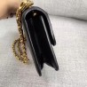 Fashion Dior Small Dioraddict Flap Bag In Smooth Lambskin Black