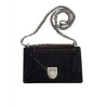 AAA+ Dior Diorama Perforated Calfskin Mini Bag Black