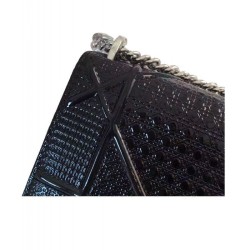 AAA+ Dior Diorama Perforated Calfskin Mini Bag Black