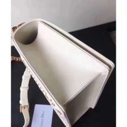 UK Christian Dior Diorama Flap Bag M0422 Cream