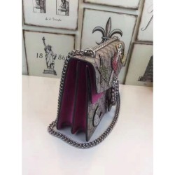 Top Quality Dionysus Embroidered Shoulder Bag 403348 Pink