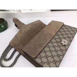 Knockoff Dionysus GG Supreme shoulder bag 400249 Khaki