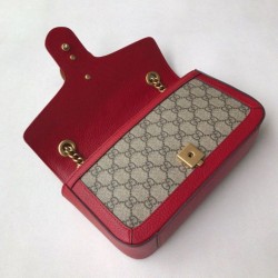 Top Quality Ophidia GG Marmont Matelasse Mini Bag 443497 Red