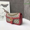 Top Quality Ophidia GG Marmont Matelasse Mini Bag 443497 Red