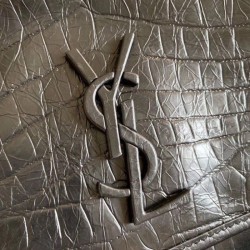 Inspired YSL Saint Laurent Medium Niki Chain Bag Crocodile Black