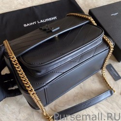 Fashion YSL Saint Laurent Niki Medium Smooth Leather Bag Black