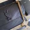 Fashion YSL Saint Laurent Niki Medium Smooth Leather Bag Black