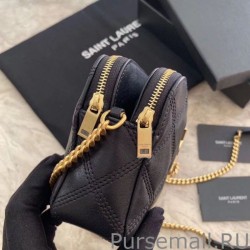 AAA+ YSL Saint Laurent Quilted Chain Bag Black