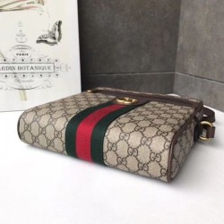 Fashion Ophidia GG small messenger bag 547926 Dark Coffee