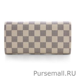 High Emilie Wallet Damier Azur Canvas N63021