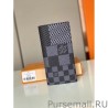 Knockoff Brazza Wallet Damier Graphite 3D N60436